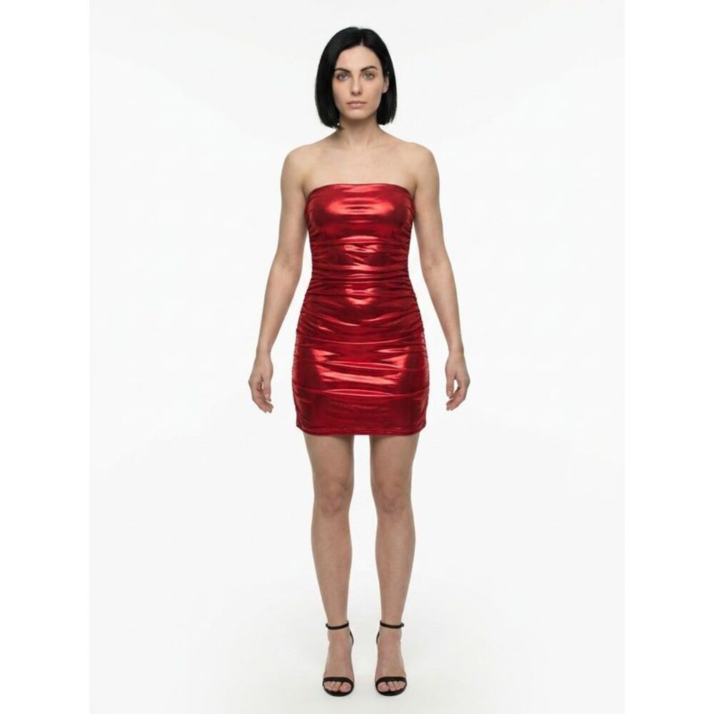 Dolce & Gabbana Red Cotton Cocktail Women's Dress